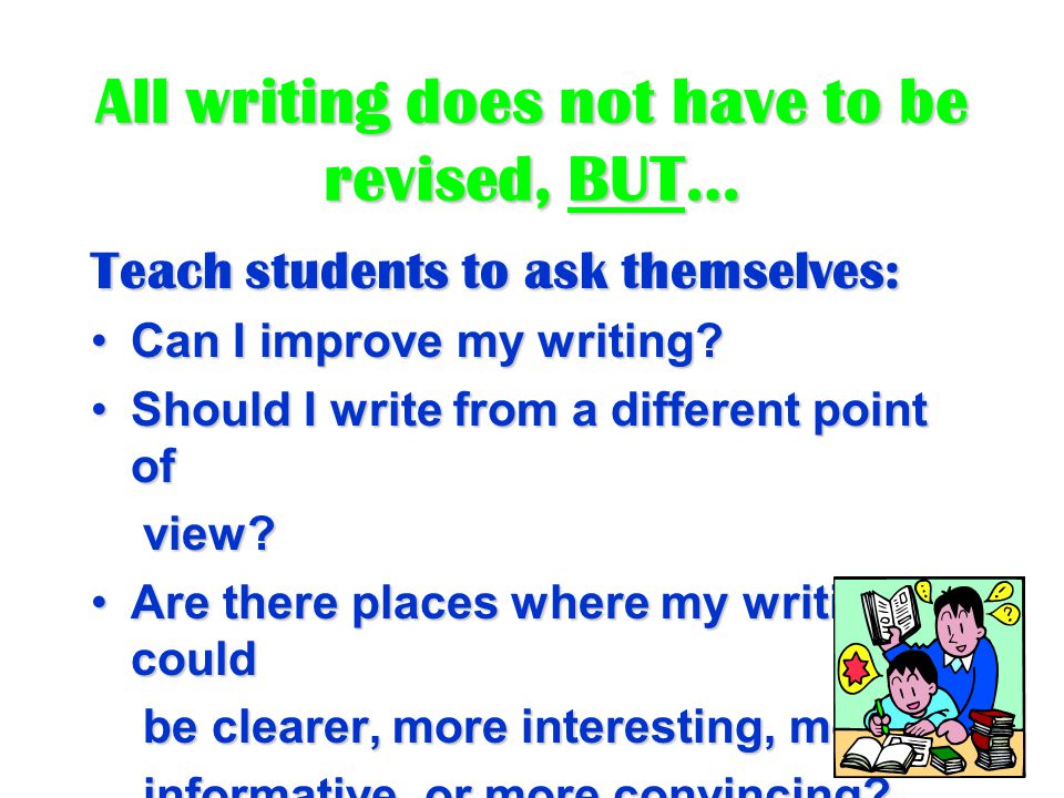 how can i improve my writing ability of students